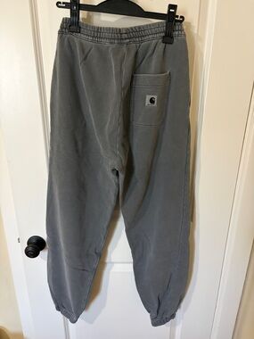 Carhartt Men's Gray Elastic Cuff Cargo Joggers